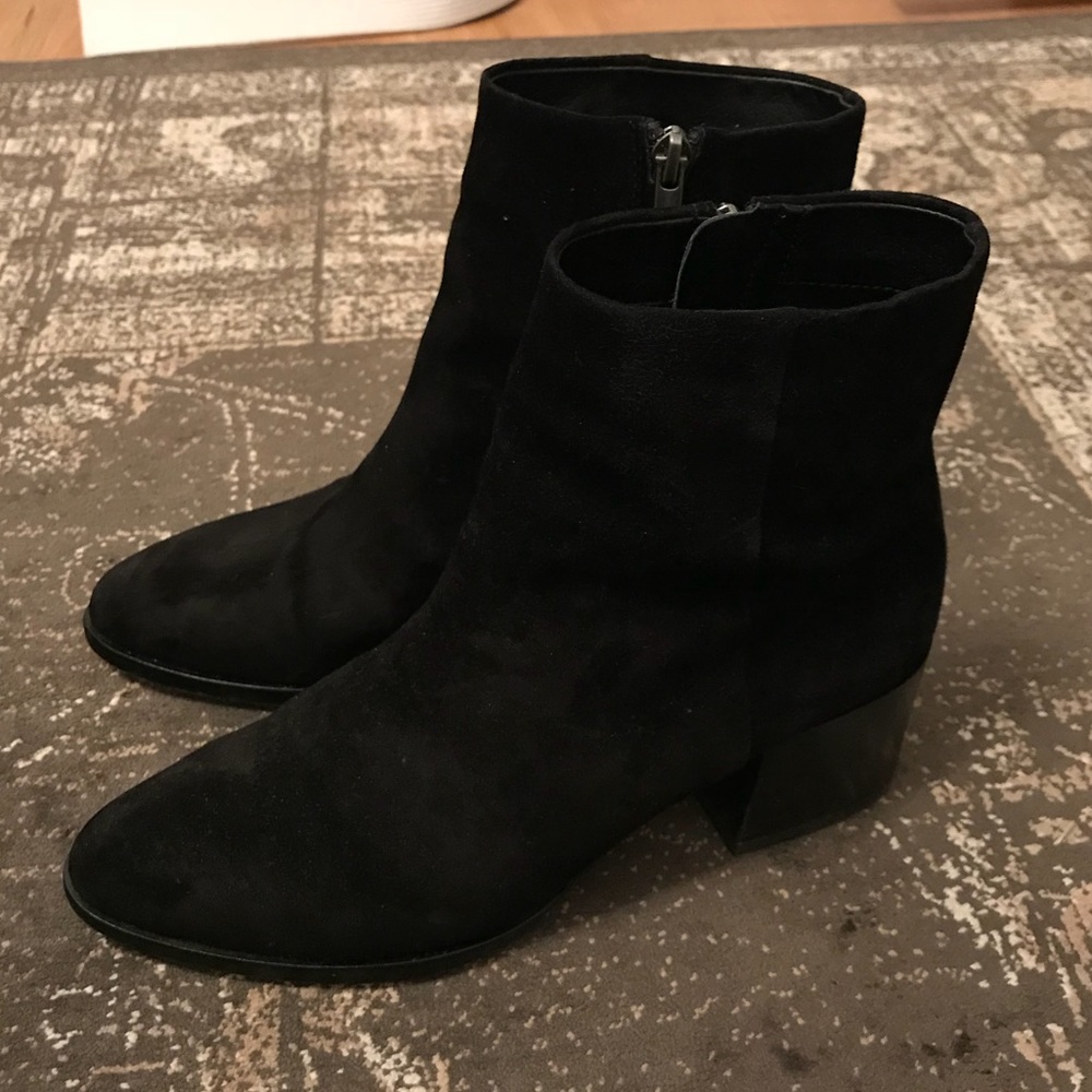 Sam Edelman Suede Zipper Booties